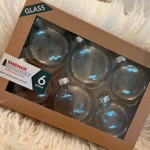 JOANN "6 piece set of Glass Ornaments"